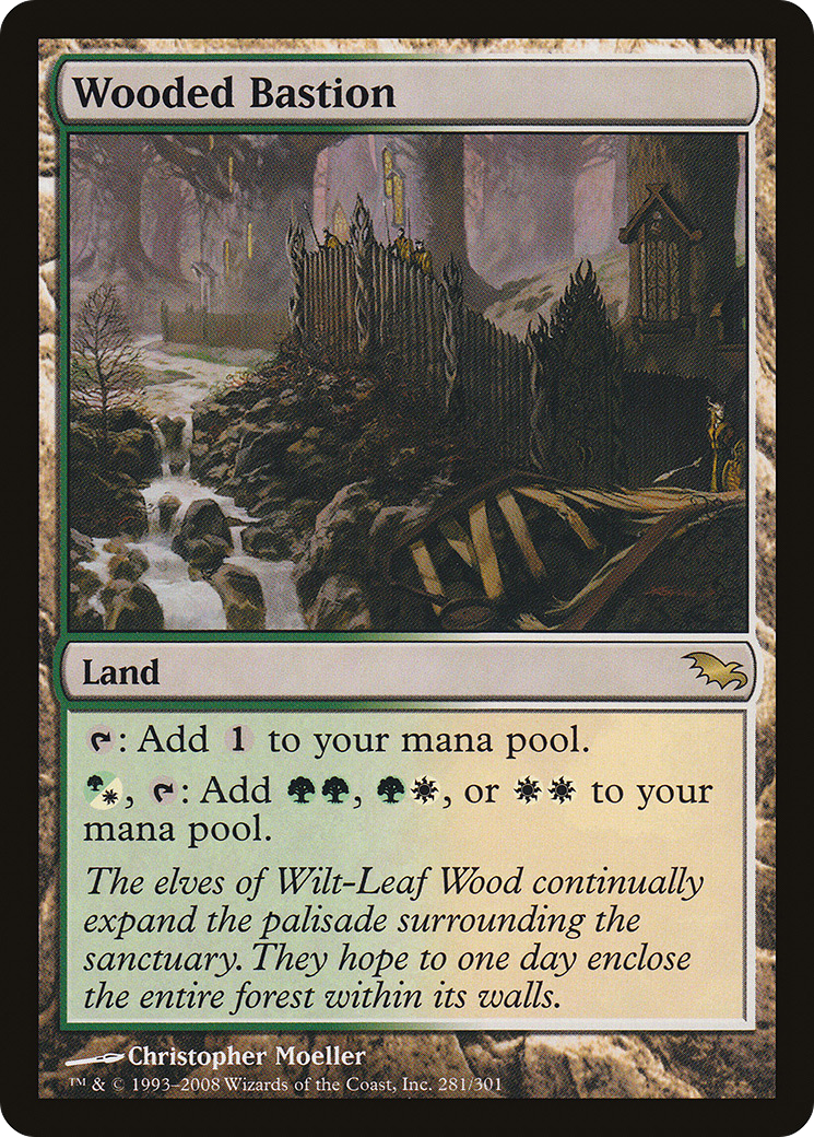 Wooded Bastion [Shadowmoor] Foil