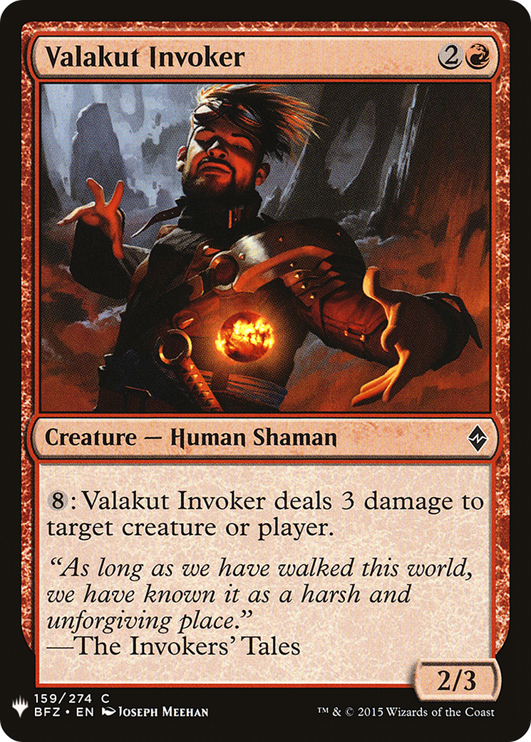 Valakut Invoker |  (BFZ-159) [The List]