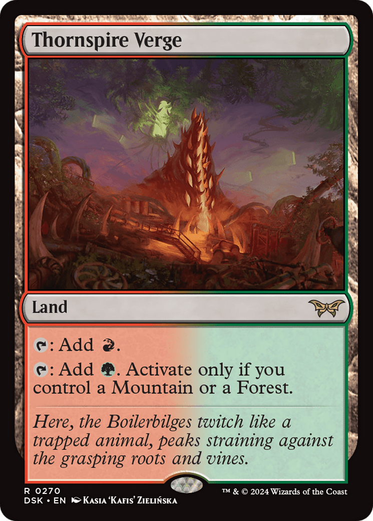 Thornspire Verge [Duskmourn: House of Horror] Foil