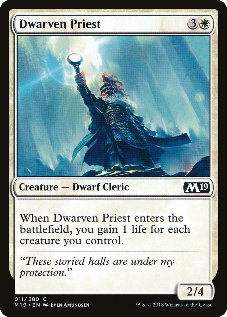 Dwarven Priest [Core Set 2019] Foil