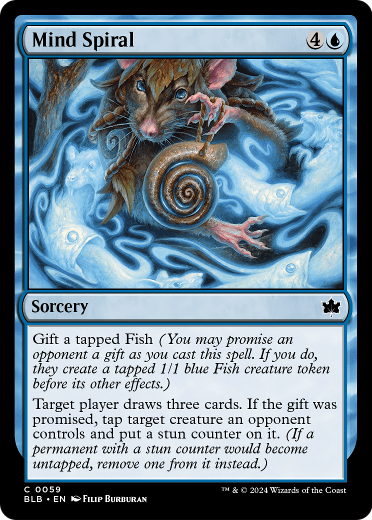 Mind Spiral [Bloomburrow] Foil