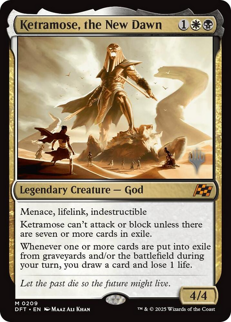 Ketramose, the New Dawn (209) [Promo Pack: Aetherdrift]  Foil