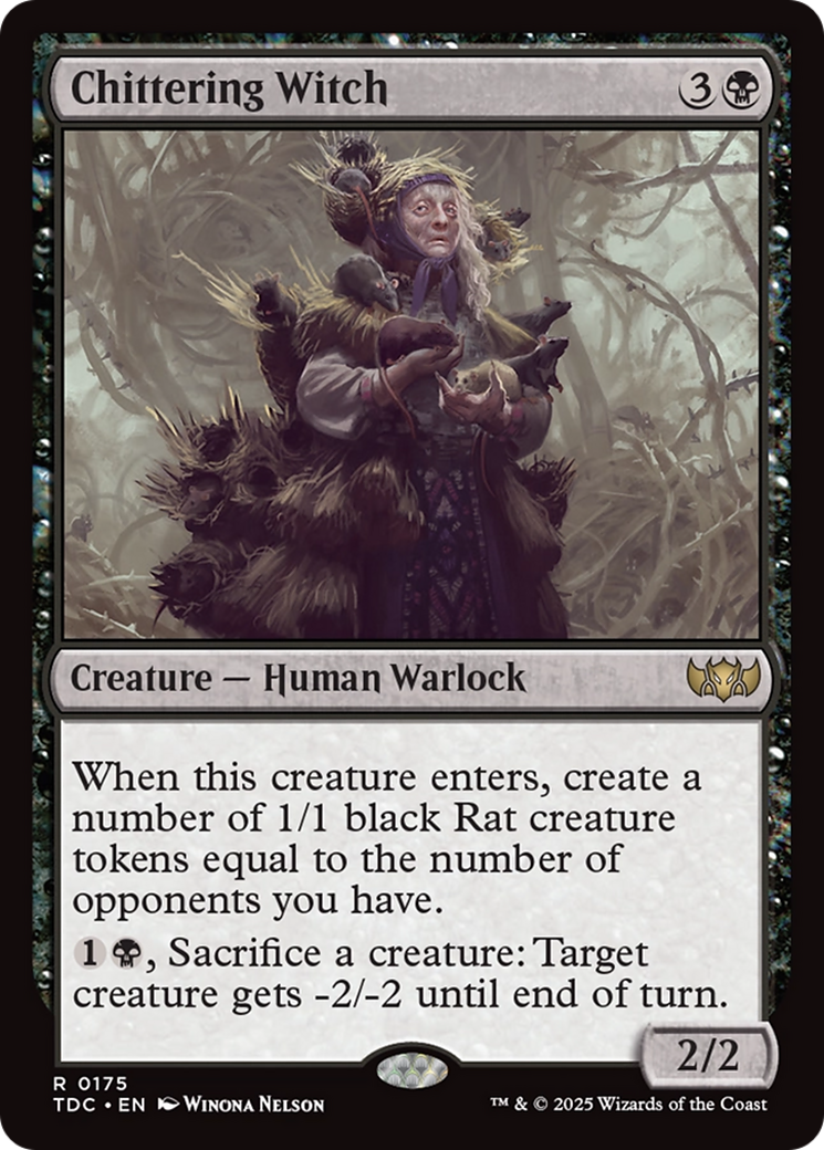Chittering Witch (175) [Commander: Tarkir: Dragonstorm]