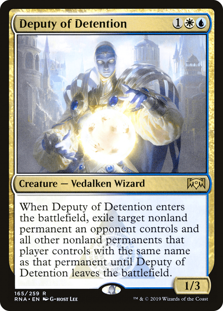 Deputy of Detention [Ravnica Allegiance] Foil