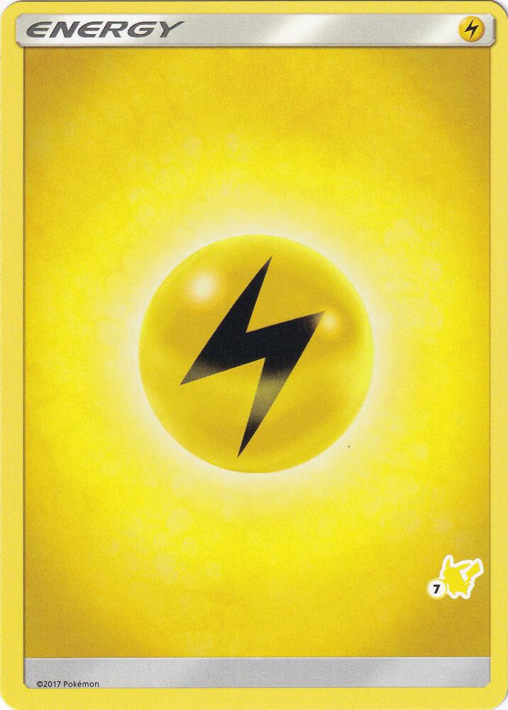 Lightning Energy 7 Pikachu Stamped  (Battle Academy) 