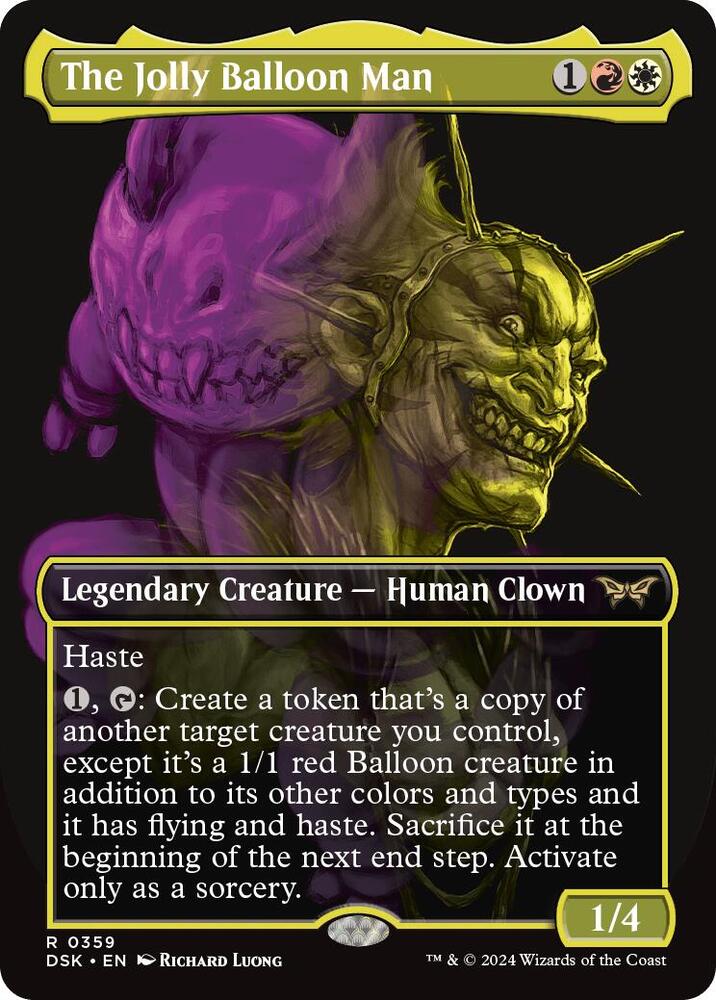 The Jolly Balloon Man 359 (Duskmourn: House of Horror)  - Borderless