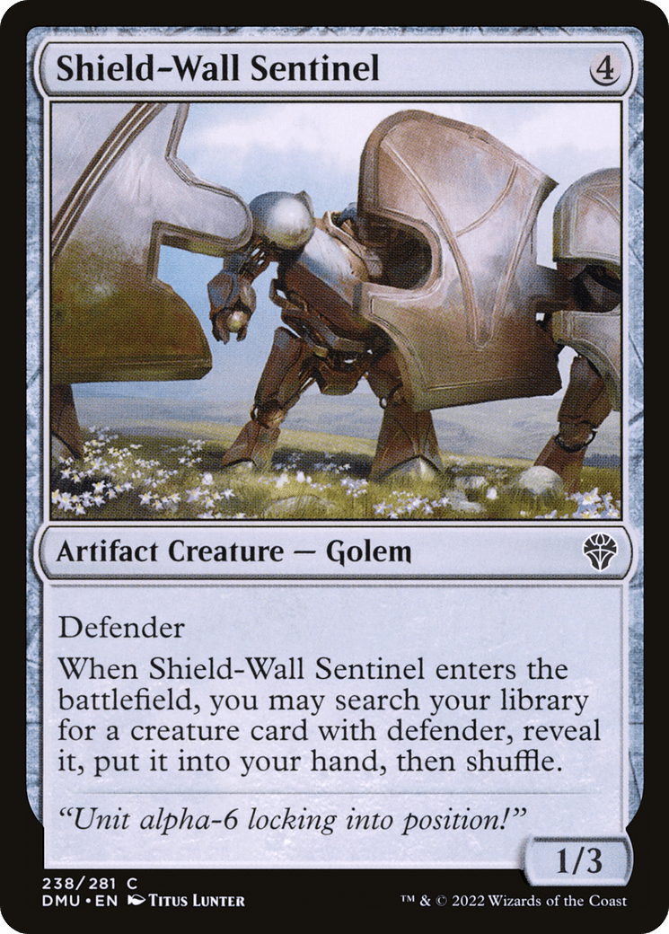 Shield-Wall Sentinel [Dominaria United] Foil