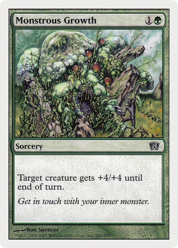 Monstrous Growth (8ED-266) - Eighth Edition