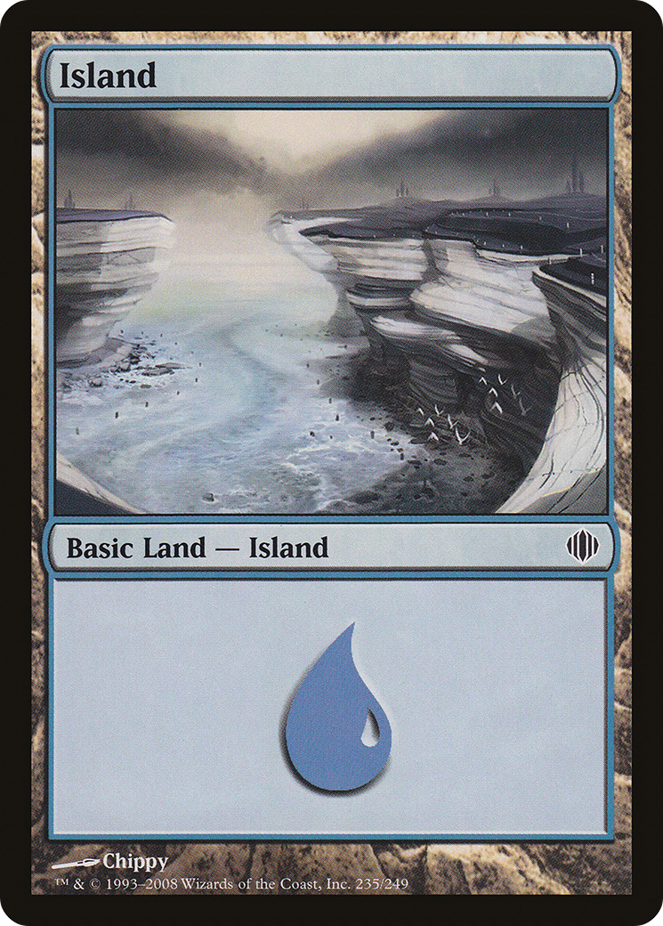 Island (235) [Shards of Alara] Foil