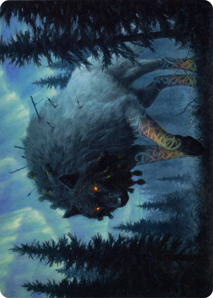 Sarulf, Realm Eater // Sarulf, Realm Eater (AKHM-065) - Kaldheim Art Series (Borderless)