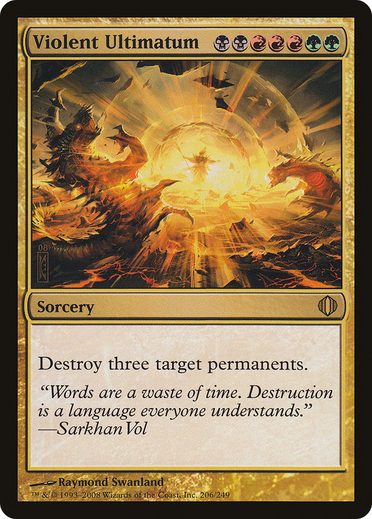 Violent Ultimatum [Shards of Alara] Foil