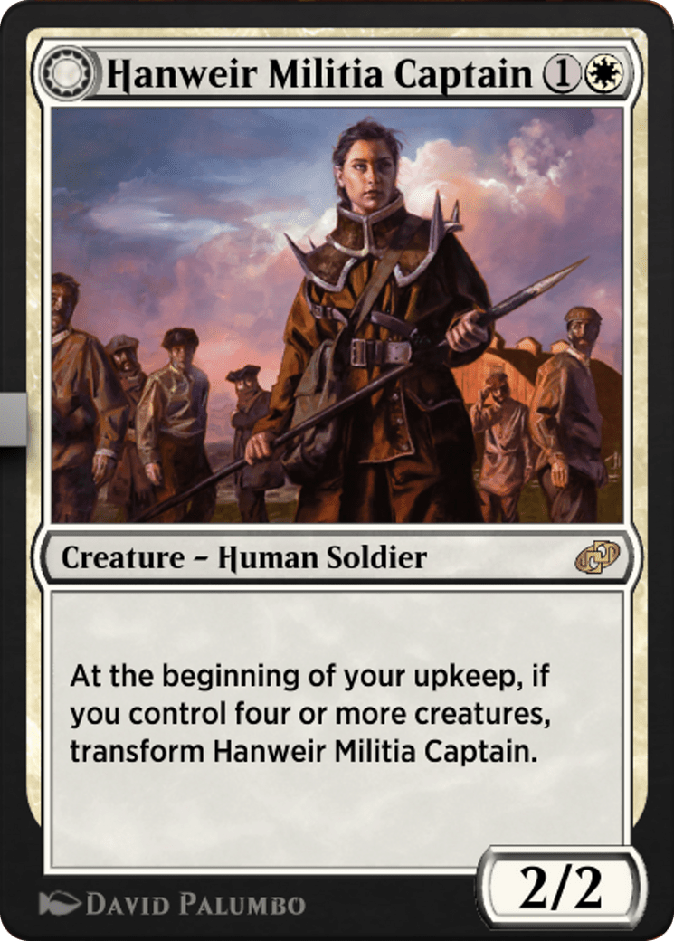 Hanweir Militia Captain // Westvale Cult Leader (J21-090) - Jumpstart: Historic Horizons: (Double Faced Transform)