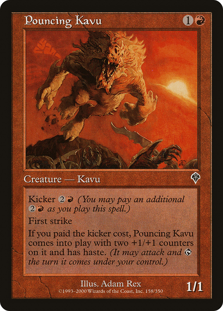 Pouncing Kavu [Invasion] Foil