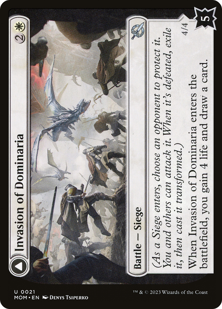 Invasion of Dominaria // Serra Faithkeeper [March of the Machine]