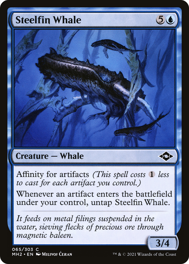 Steelfin Whale [Modern Horizons 2] Foil