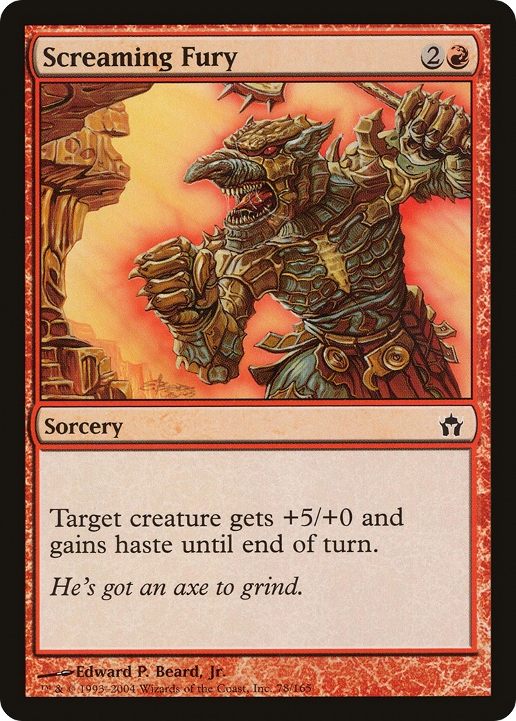 Screaming Fury [Fifth Dawn] Foil