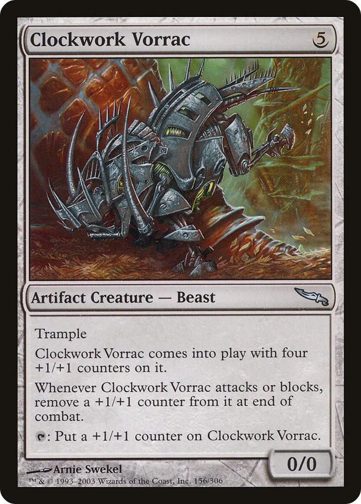 Clockwork Vorrac [Mirrodin] Foil