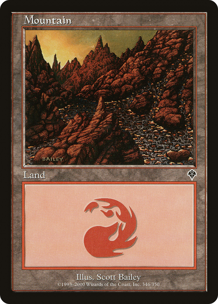 Mountain (346) [Invasion] Foil
