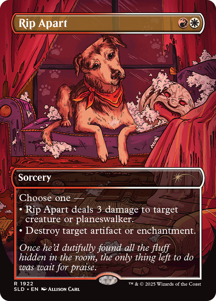 Rip Apart (1922) [Secret Lair Drop]  (Borderless) Foil