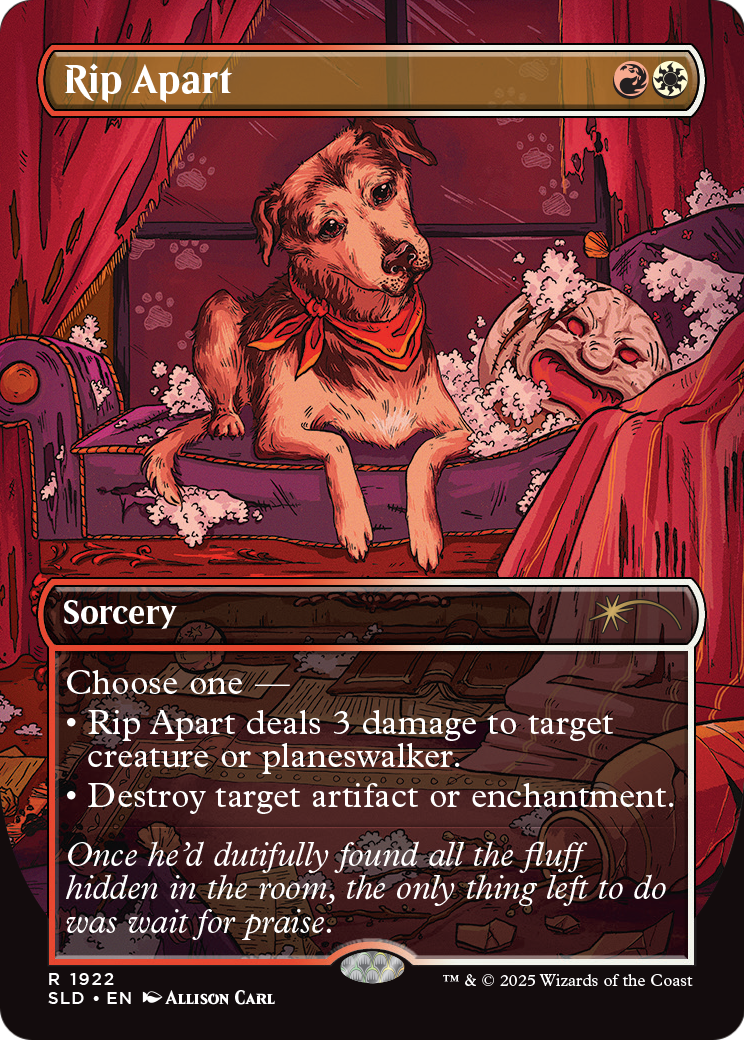 Rip Apart (1922) [Secret Lair Drop]  (Borderless) Foil