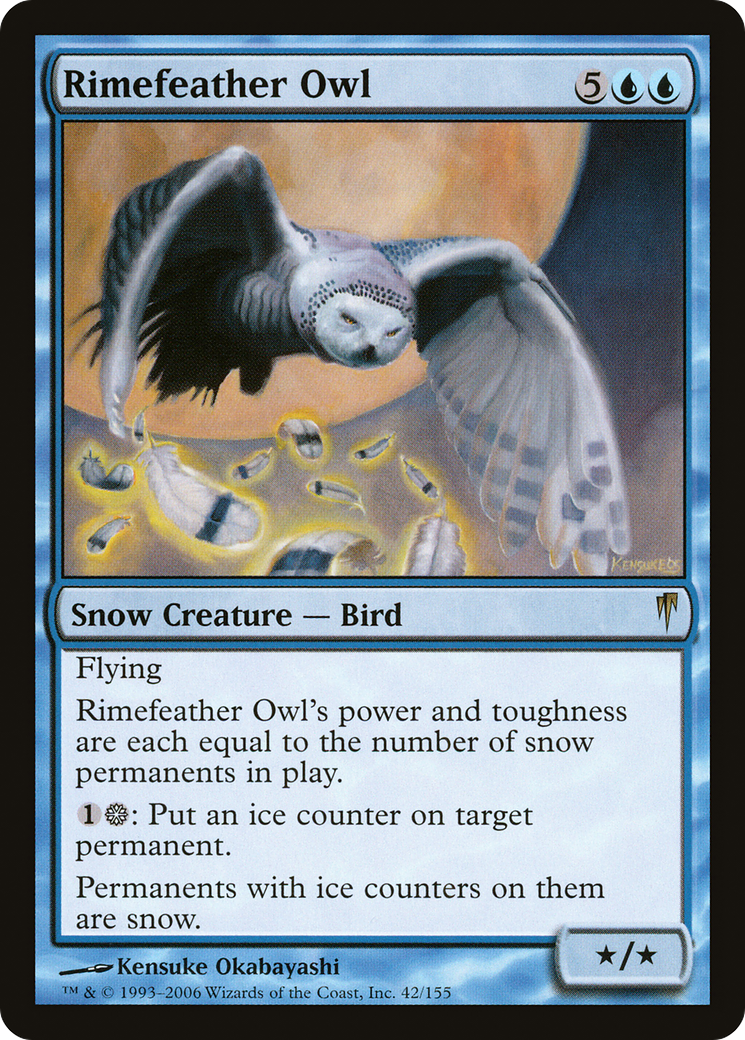 Rimefeather Owl [Coldsnap] Foil