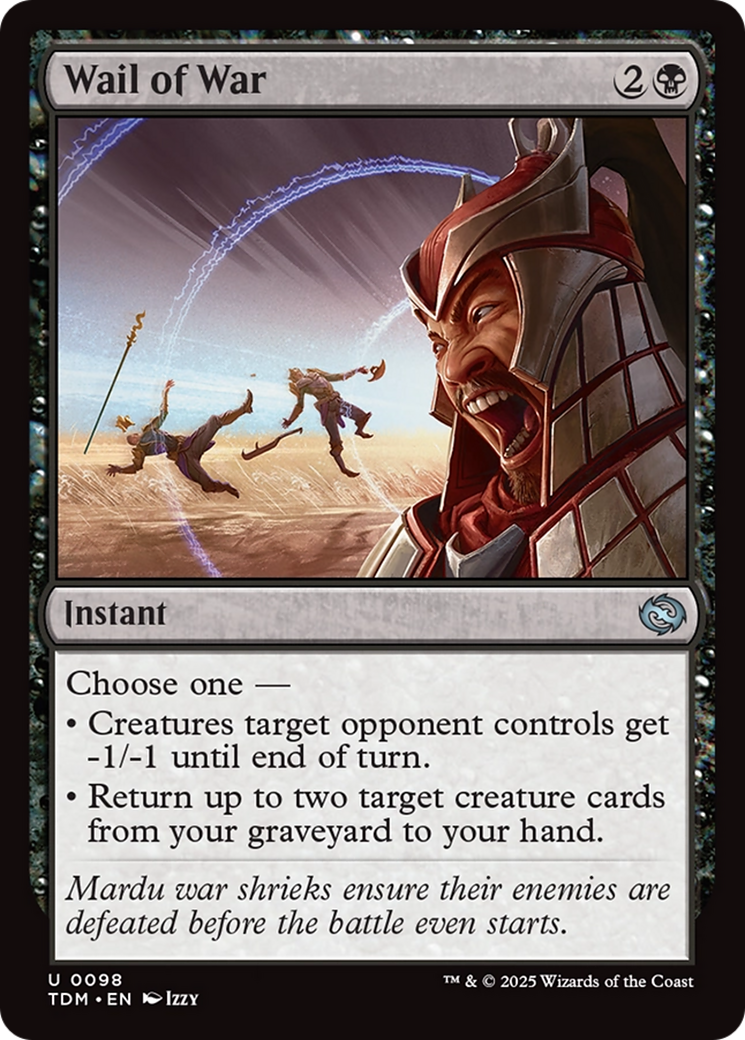 Wail of War (098) [Tarkir: Dragonstorm]  Foil