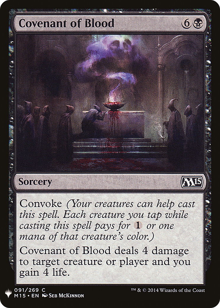 Covenant of Blood |  (M15-91) [The List]
