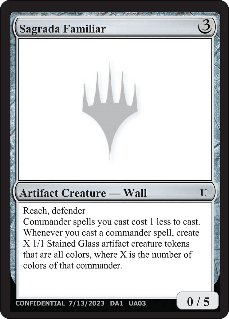 Sagrada Familiar (DA1-UA03D) - Unknown Event