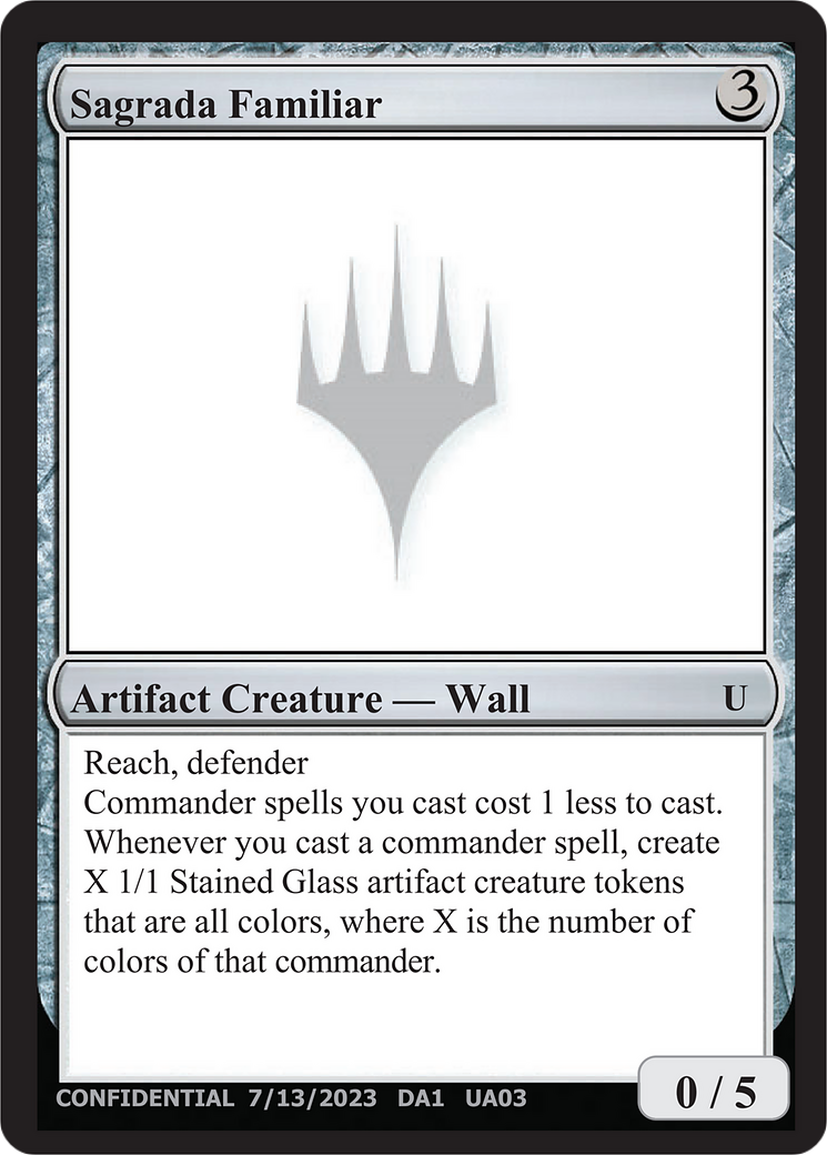 Sagrada Familiar (DA1-UA03D) - Unknown Event