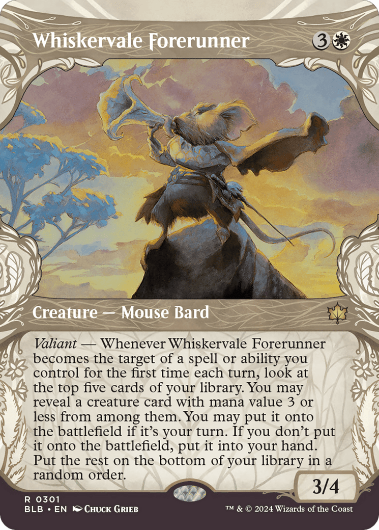 Whiskervale Forerunner (Showcase) [Bloomburrow] Foil