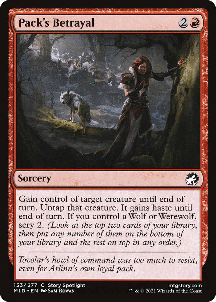Pack's Betrayal [Innistrad: Midnight Hunt]