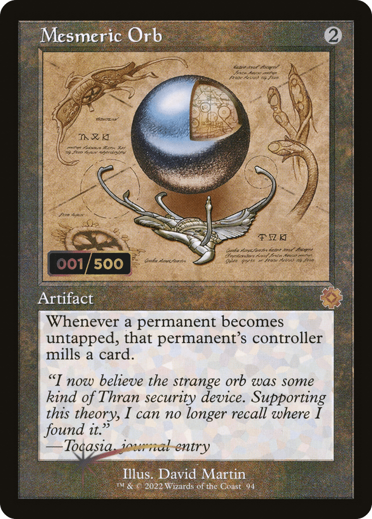 Mesmeric Orb (Retro Schematic) (Serialized) [The Brothers' War Retro Artifacts]