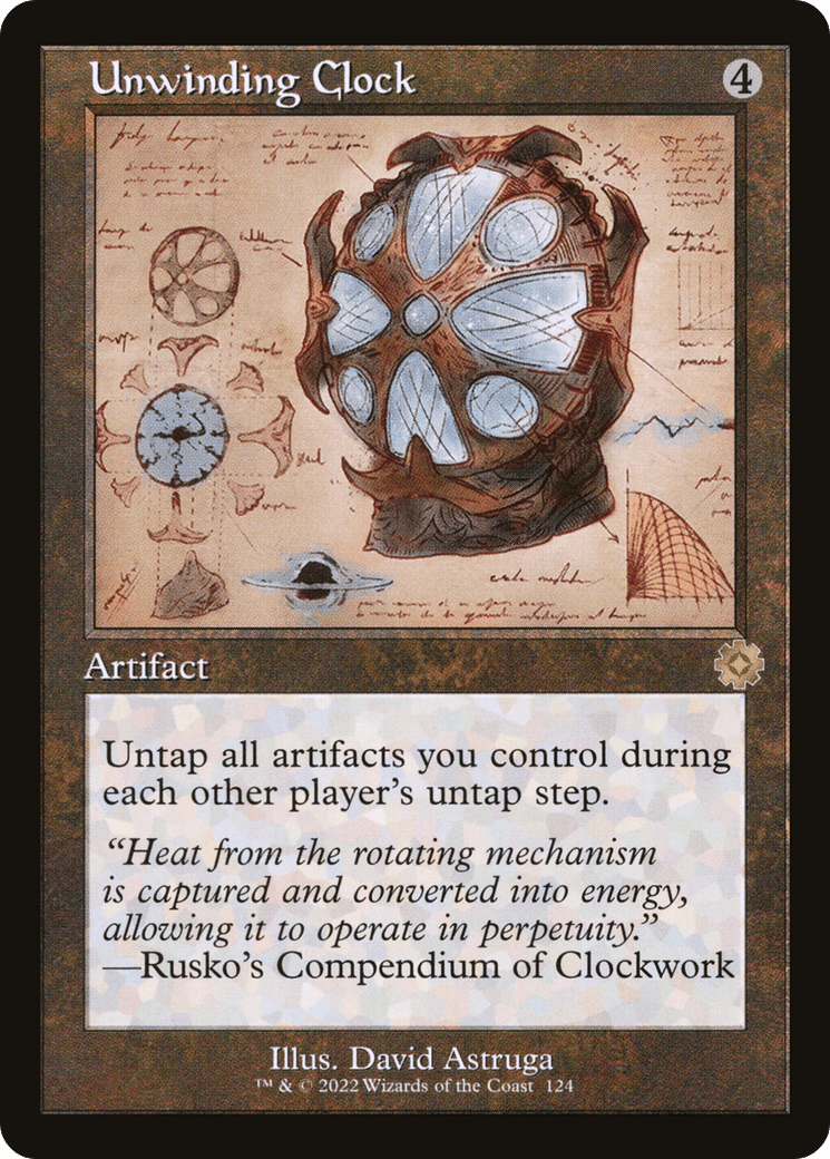 Unwinding Clock (BRR-124) - The Brothers' War Retro Artifacts Foil