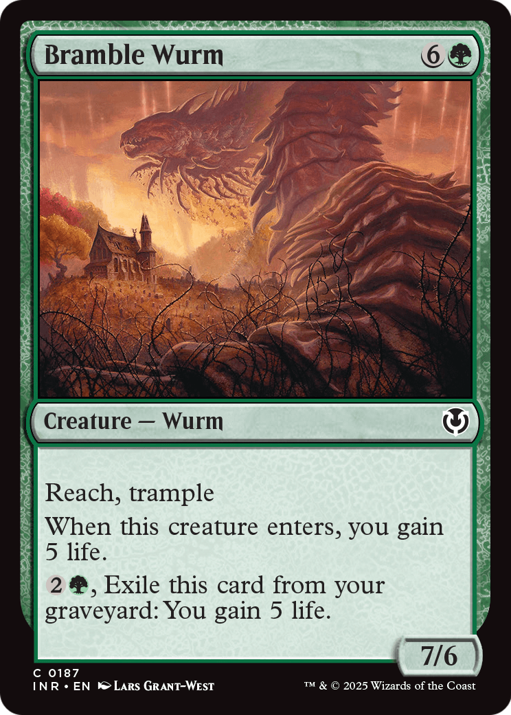 Bramble Wurm (-187) [Innistrad Remastered]