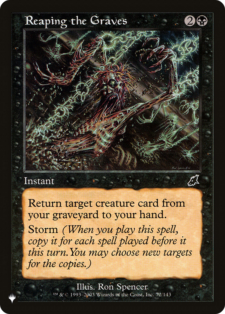 Reaping the Graves |  (SCG-72) [The List]