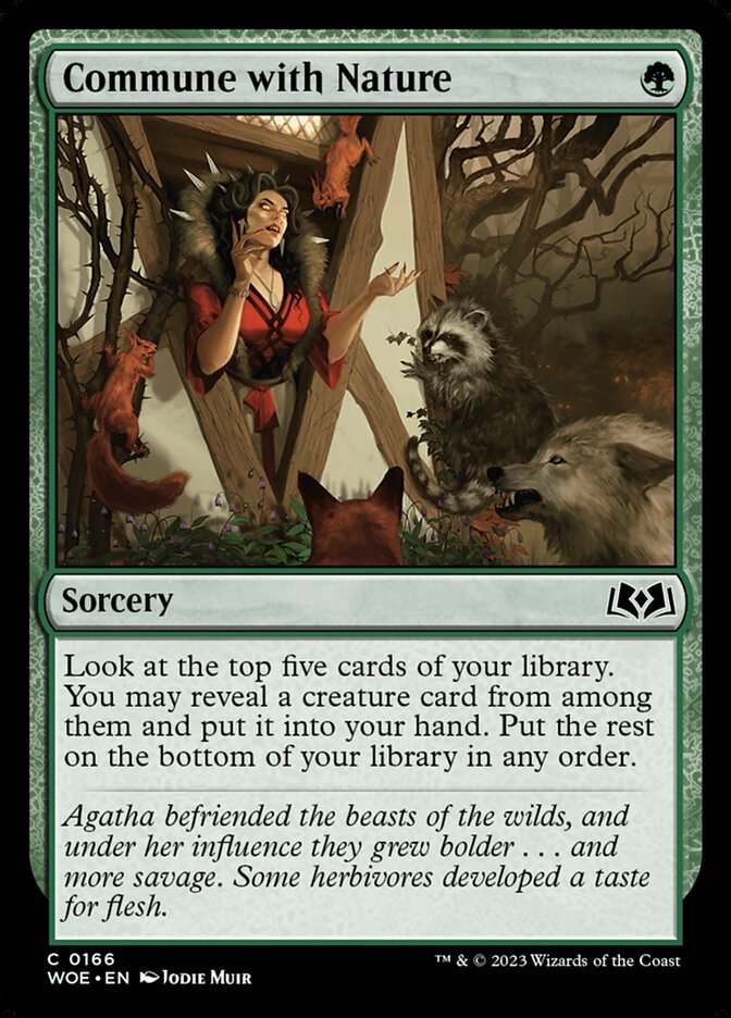 Commune with Nature 166/276 (Wilds of Eldraine) 
