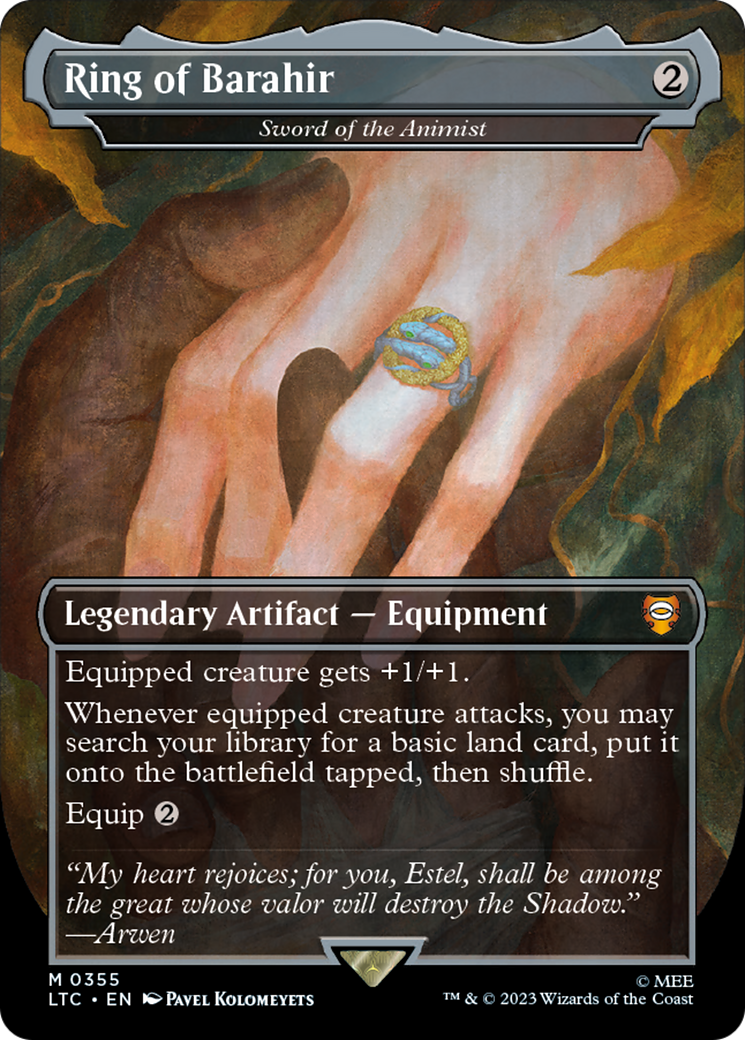 Sword of the Animist - Ring of Barahir [The Lord of the Rings: Tales of Middle-Earth Commander] Foil