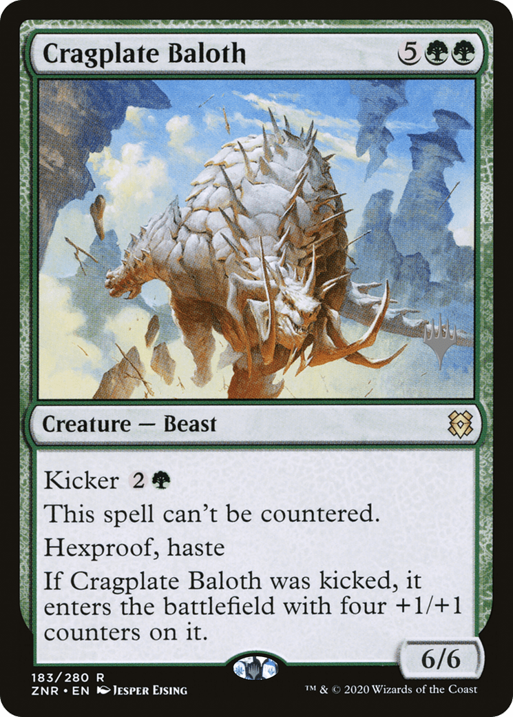 Cragplate Baloth (Promo Pack) [Zendikar Rising Promos] Foil
