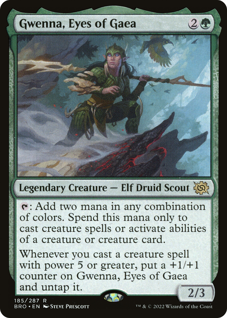 Gwenna, Eyes of Gaea [The Brothers' War] Foil