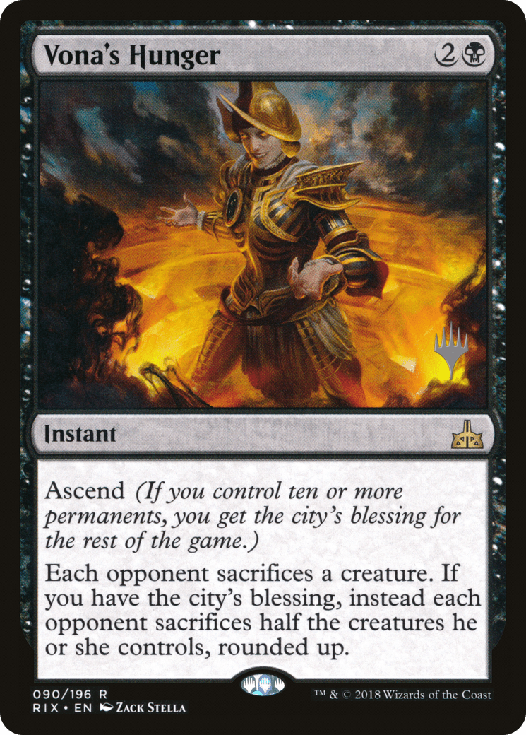 Vona's Hunger (Promo Pack) [Rivals of Ixalan Promos] Foil