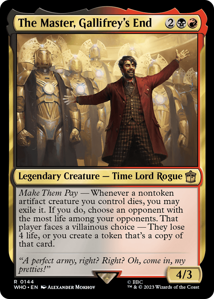 The Master, Gallifrey's End [Doctor Who]