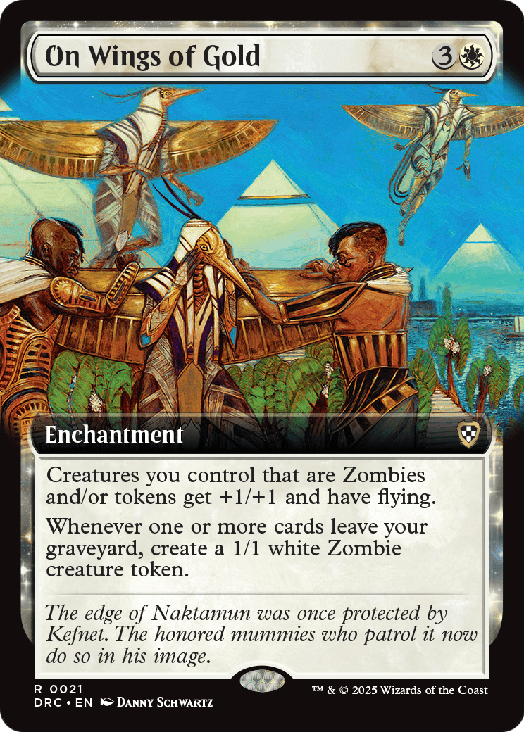 On Wings of Gold (Extended Art) (-021) [Commander: Aetherdrift]