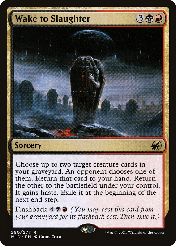 Wake to Slaughter [Innistrad: Midnight Hunt] Foil