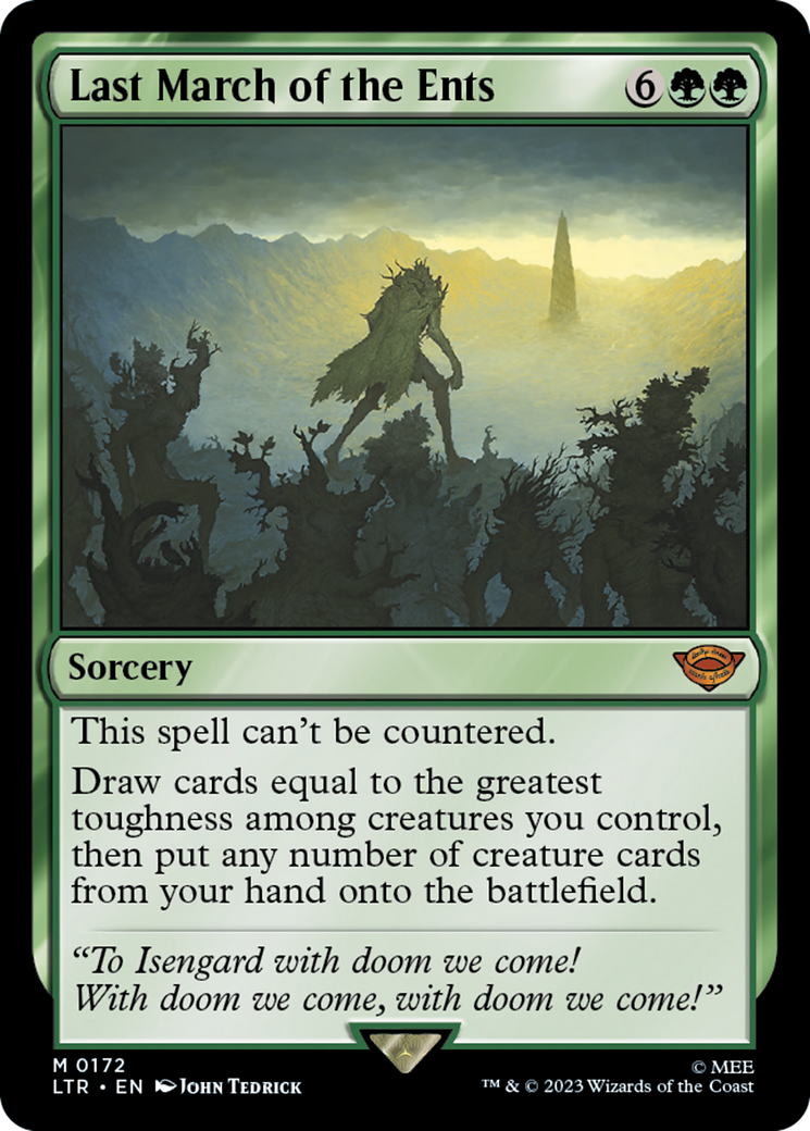 Last March of the Ents [The Lord of the Rings: Tales of Middle-Earth] Foil