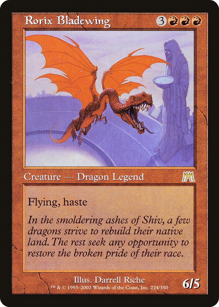 Rorix Bladewing [Onslaught] Foil