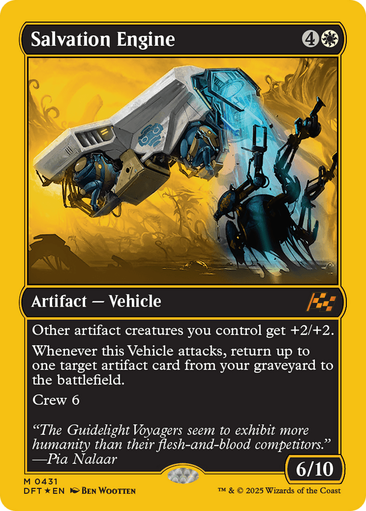 Salvation Engine |  Foil (431) [Aetherdrift]