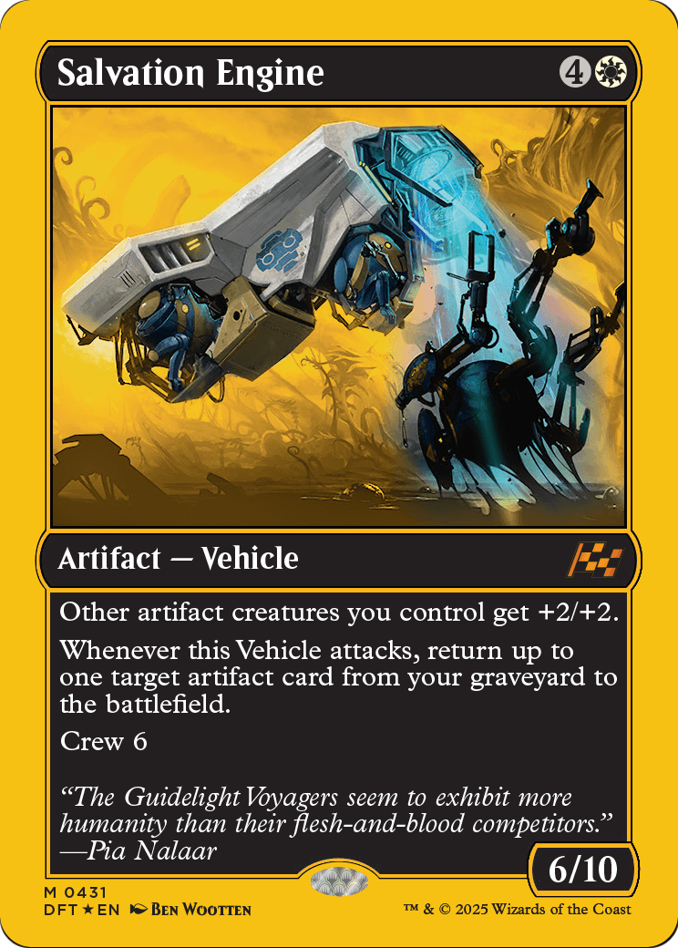 Salvation Engine |  Foil (431) [Aetherdrift]
