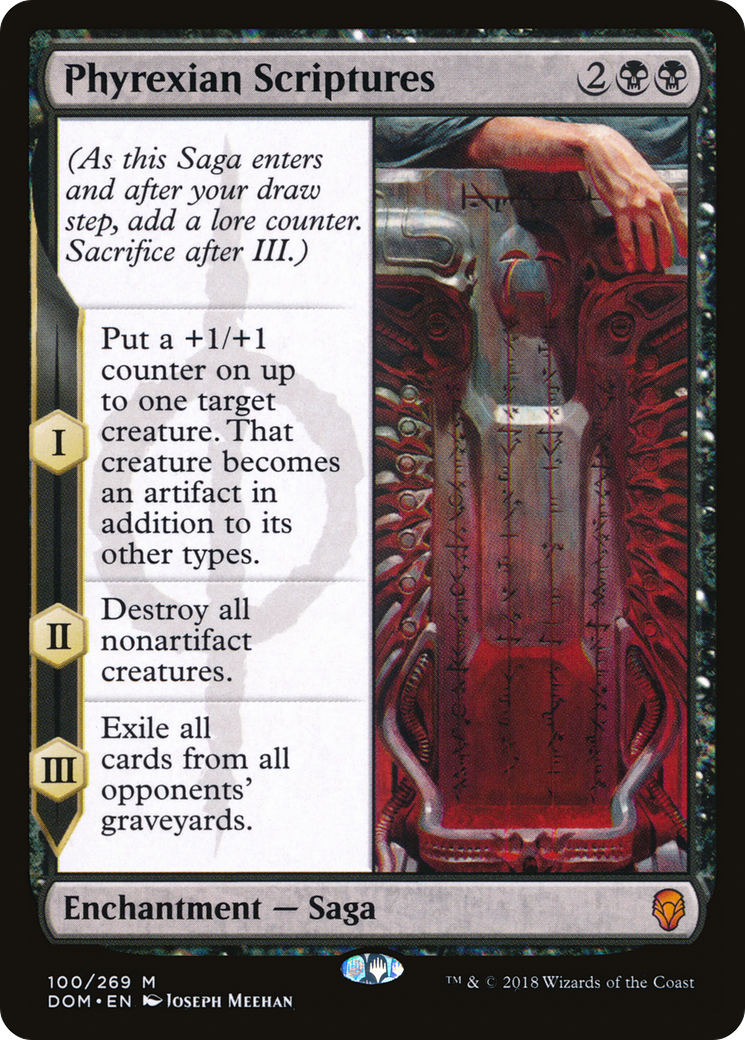 Phyrexian Scriptures [Dominaria] Foil