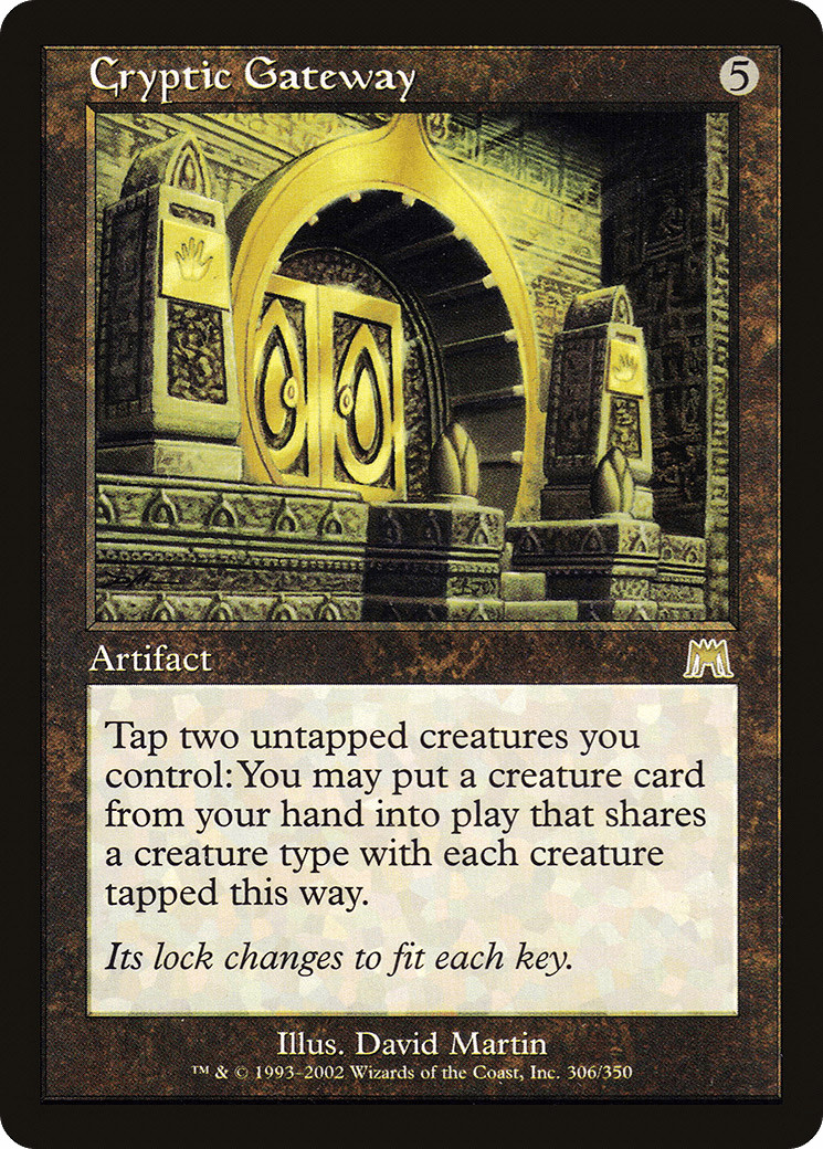 Cryptic Gateway [Onslaught] Foil