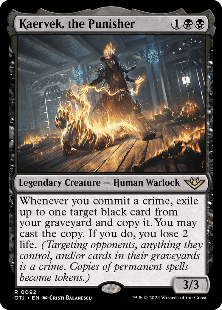 Kaervek, the Punisher [Outlaws of Thunder Junction] Foil